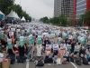 거리로 나온 1만3000여명 젊은 의사들 침묵의 외침